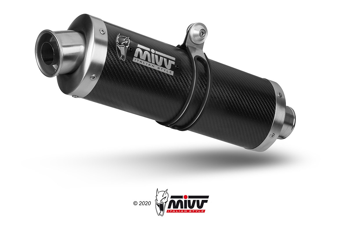 Pot d&rsquo;&eacute;chappement HONDA CBR 600 F Mivv Oval Carbone H.008.L3