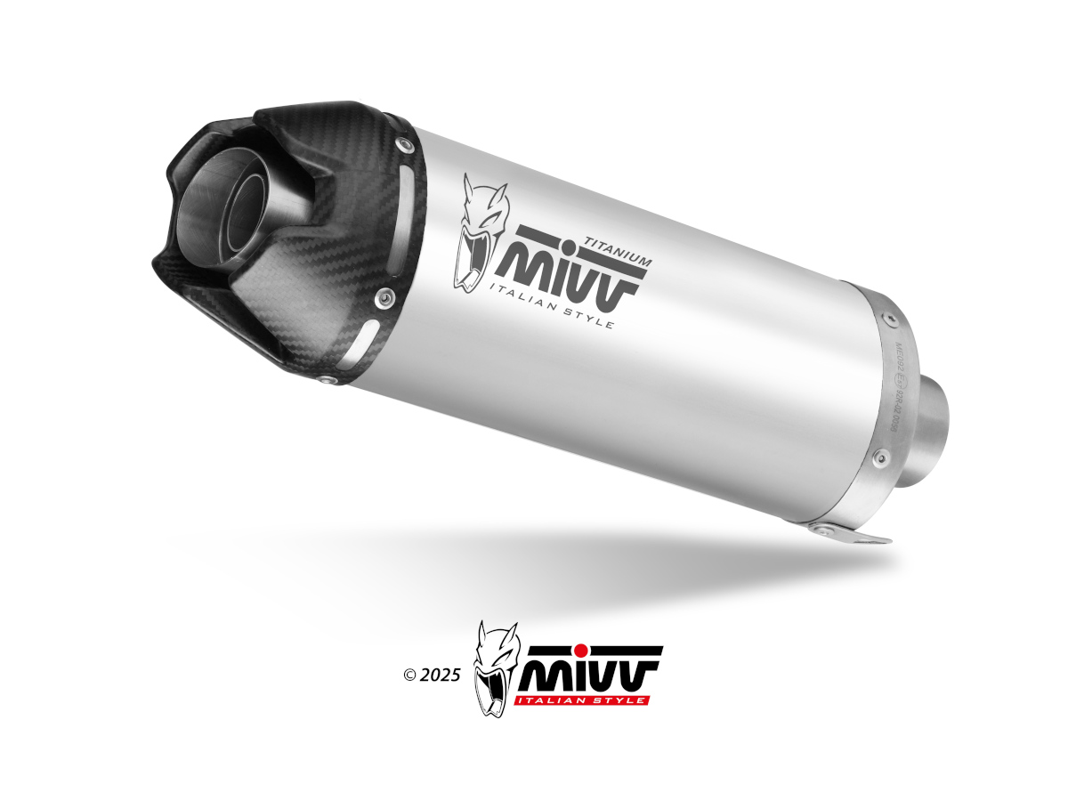 Scarico HONDA CBR 650 R Mivv AK-1 تيتانيوم بغطاء كربوني H.094.K4K