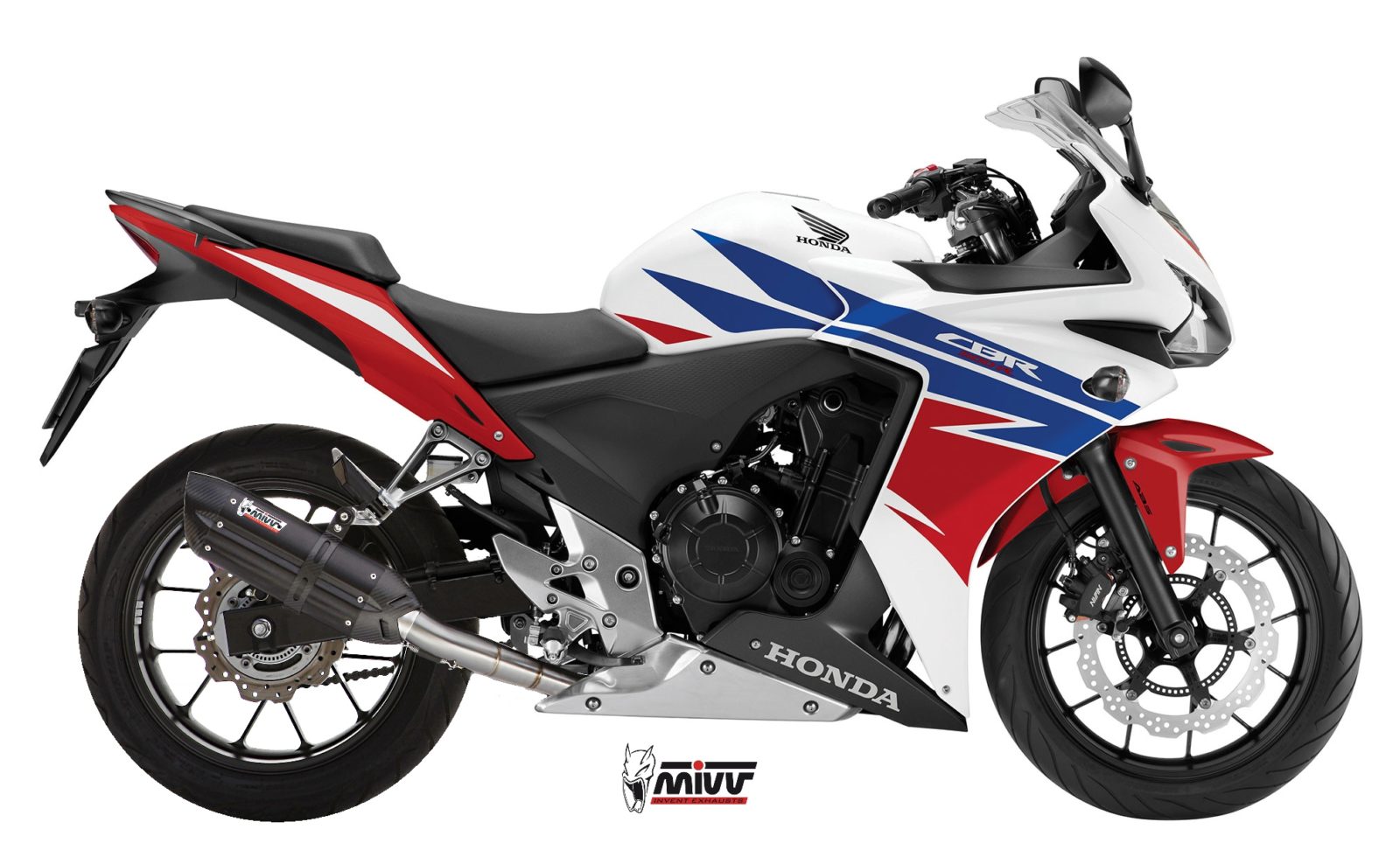 Scarico HONDA CBR 500 R Mivv Suono 不锈钢黑色 H.051.L9