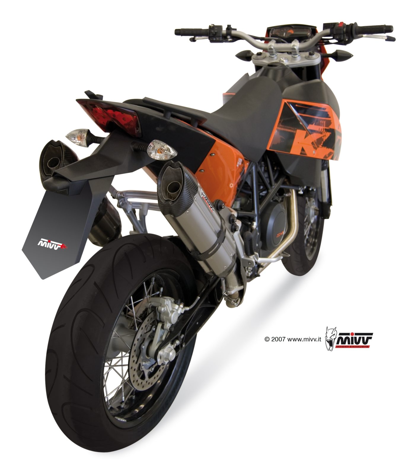 Scarico KTM 690 SUPERMOTO Mivv Suono Inox KT.003.L7