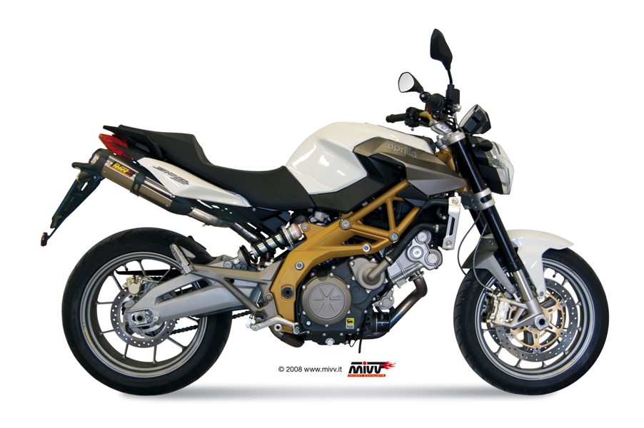 Pot d&rsquo;&eacute;chappement APRILIA SHIVER 750 Mivv Suono Inox A.006.L7
