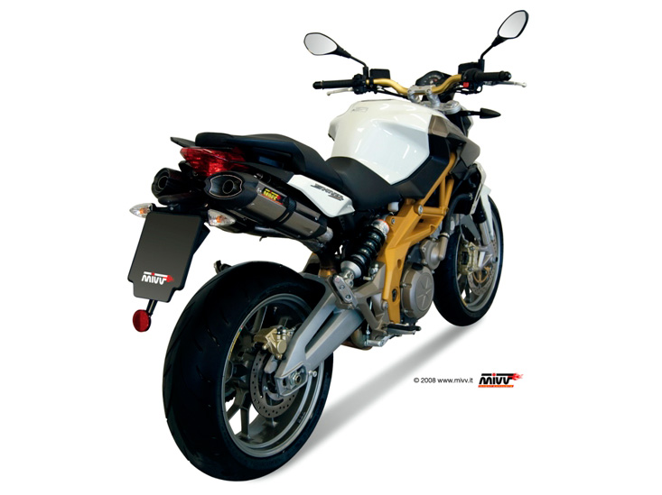 Pot d&rsquo;&eacute;chappement APRILIA SHIVER 750 Mivv Suono Inox A.006.L7