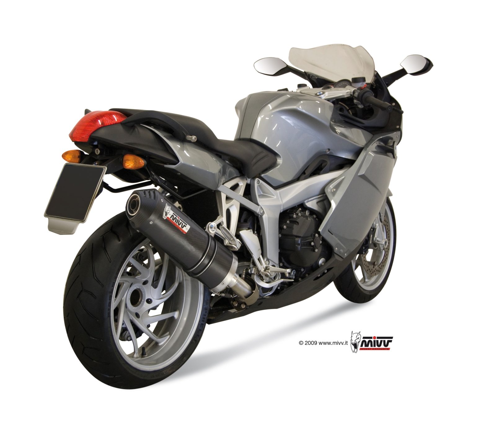 Scarico BMW K 1200 R / S / GT Mivv Oval Carbonio con Coppa Carbonio B.003.LEC