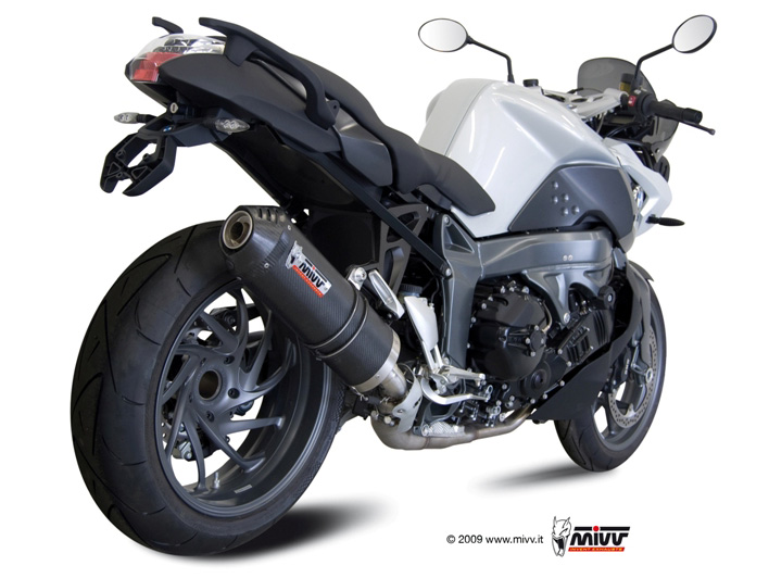 Scarico BMW K 1300 R Mivv Oval Carbonio con Coppa Carbonio B.010.LEC