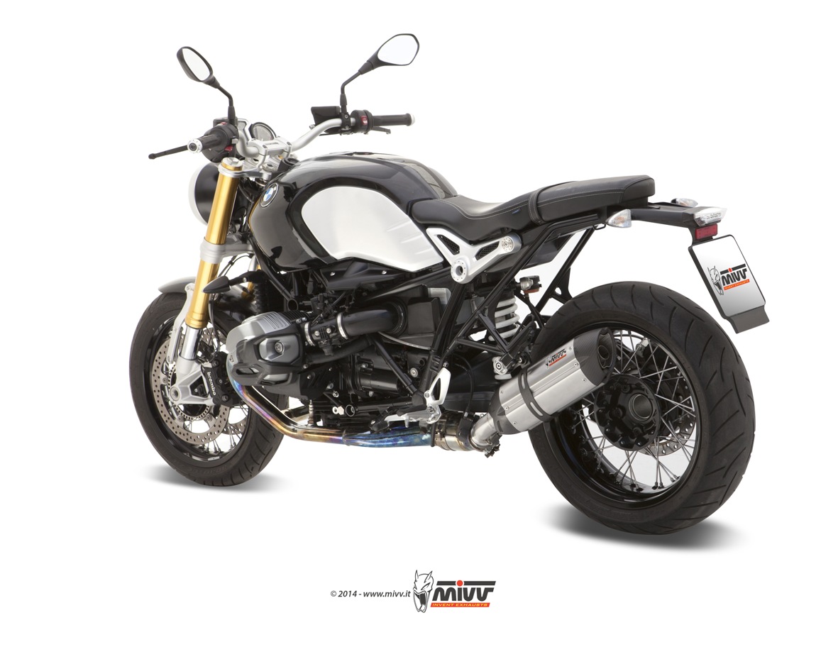 Scarico BMW R NINE T Mivv Suono 不锈钢本色款 B.021.L7