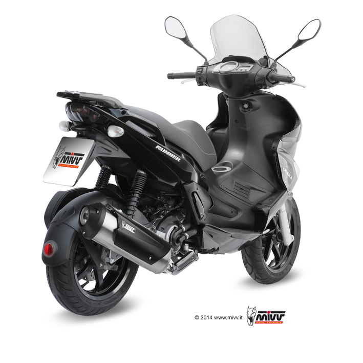 Pot d&rsquo;&eacute;chappement GILERA RUNNER 200 Mivv Urban Inox C.GL.0007.B