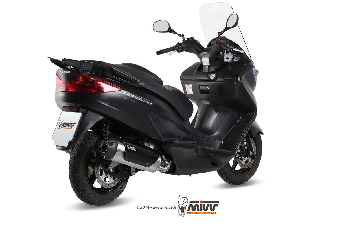 Pot d&rsquo;&eacute;chappement SUZUKI BURGMAN 200 Mivv Urban Inox C.SU.0012.B