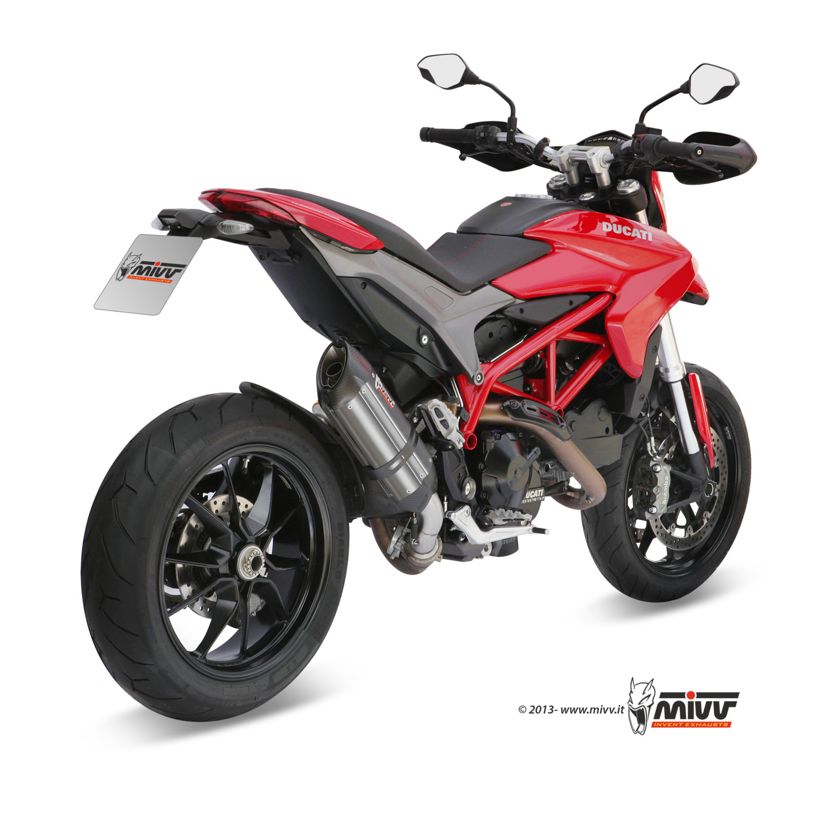 Scarico DUCATI HYPERMOTARD 821 Mivv Suono Inox D.029.L7