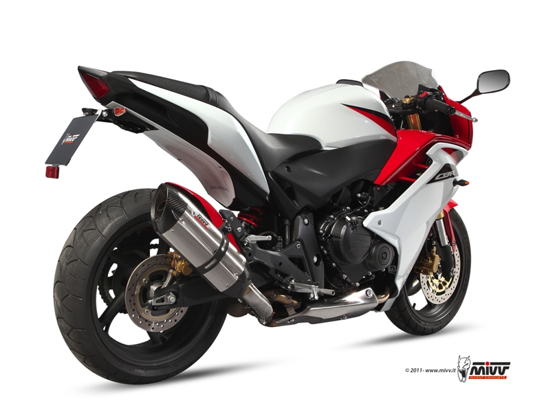 Pot d&rsquo;&eacute;chappement HONDA CBR 600 F Mivv Suono Inox H.038.L7