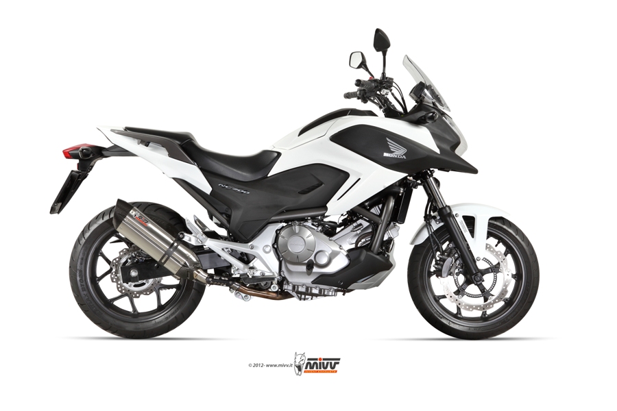 Pot d&rsquo;&eacute;chappement HONDA NC 700 S / X Mivv Suono Inox H.046.L7