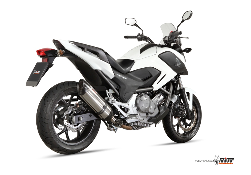 Pot d&rsquo;&eacute;chappement HONDA NC 700 S / X Mivv Suono Inox H.046.L7
