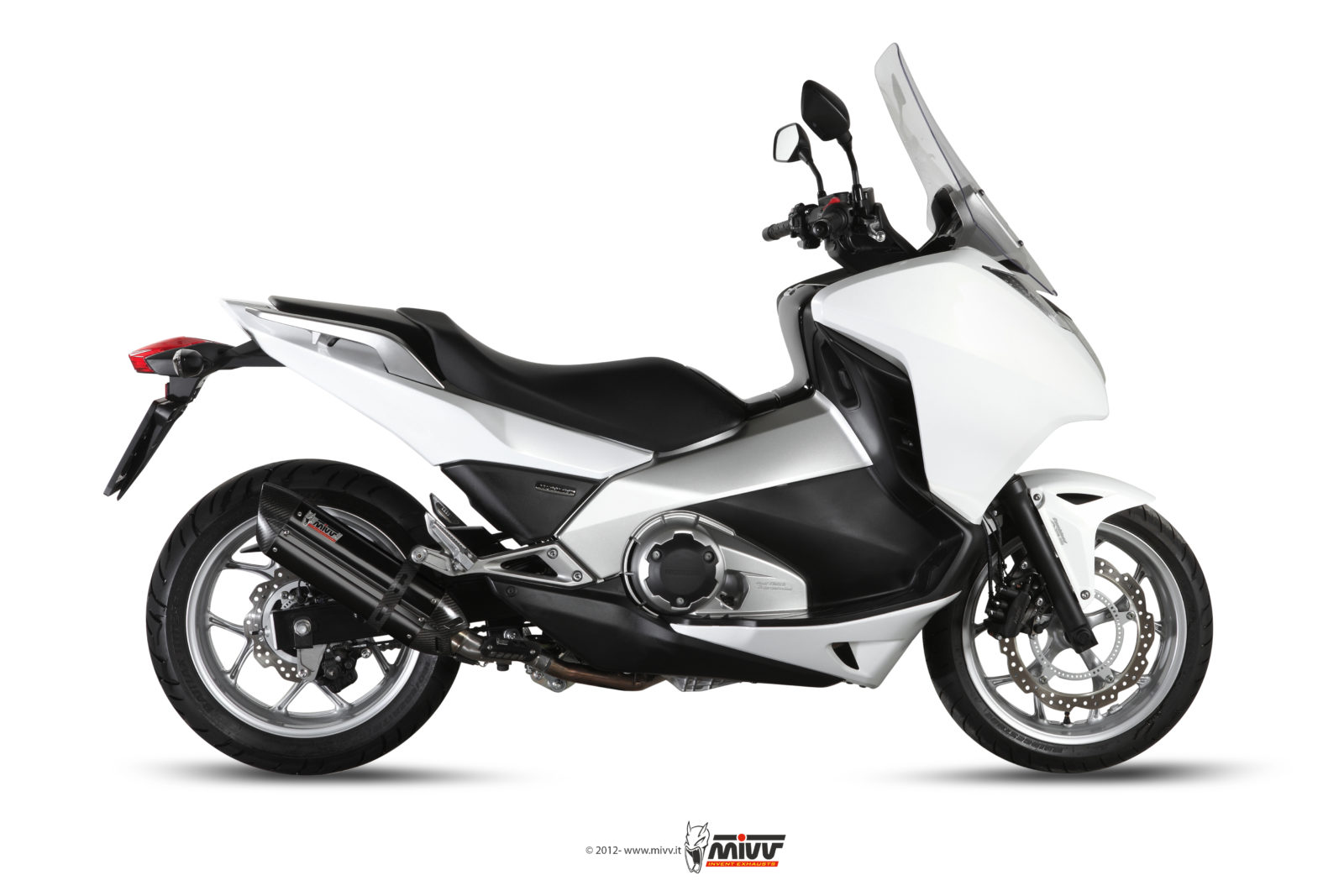 Scarico HONDA INTEGRA 700 Mivv Suono Inox Nero H.046.L9