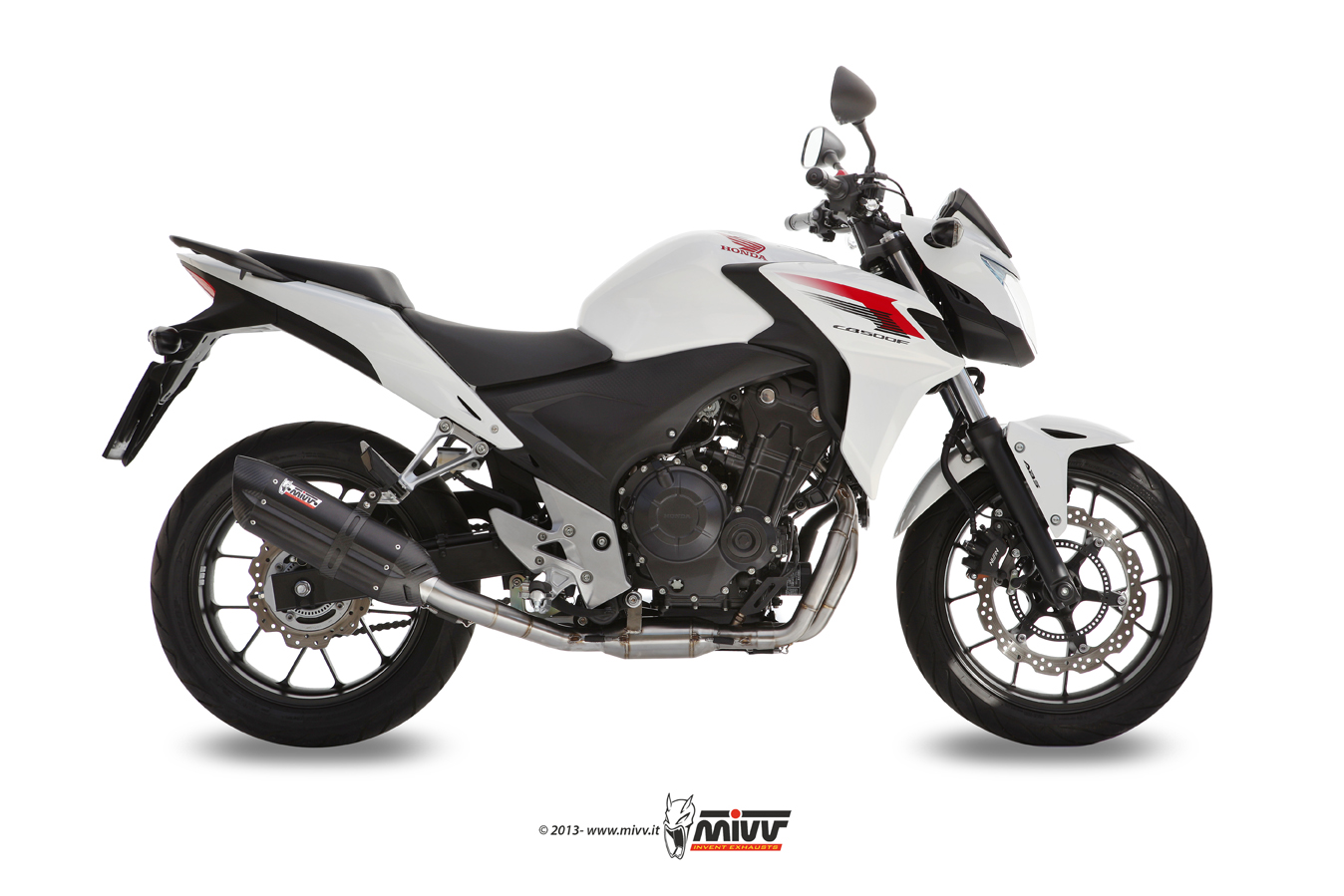 Scarico HONDA CB 500 F / X Mivv Suono فولاذ أسود مقاوم للصدأ H.051.L9