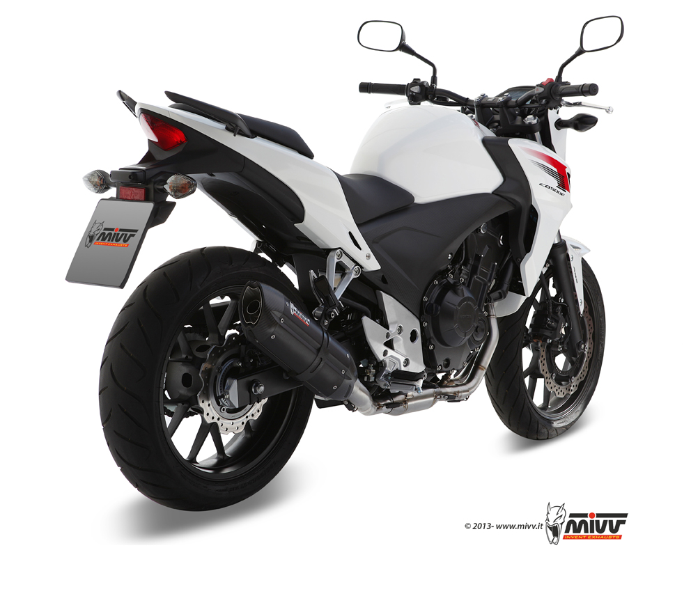 Scarico HONDA CB 500 F / X Mivv Suono فولاذ أسود مقاوم للصدأ H.051.L9