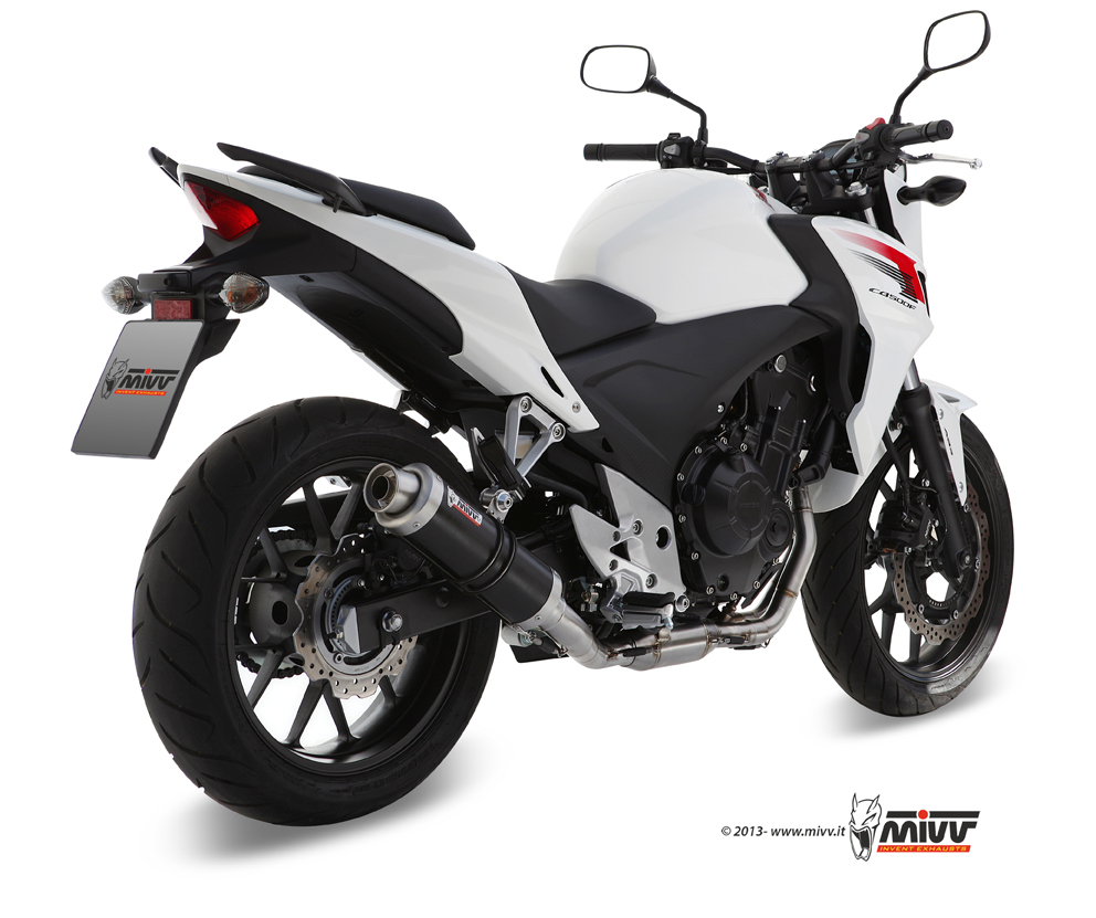 Scarico HONDA CB 500 F / X Mivv Gp Inox Nero H.051.LXB