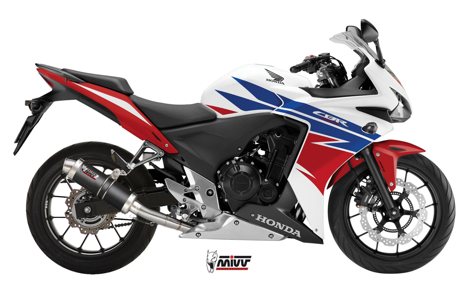 Scarico HONDA CBR 500 R Mivv Gp 碳纤维版 H.051.L2S