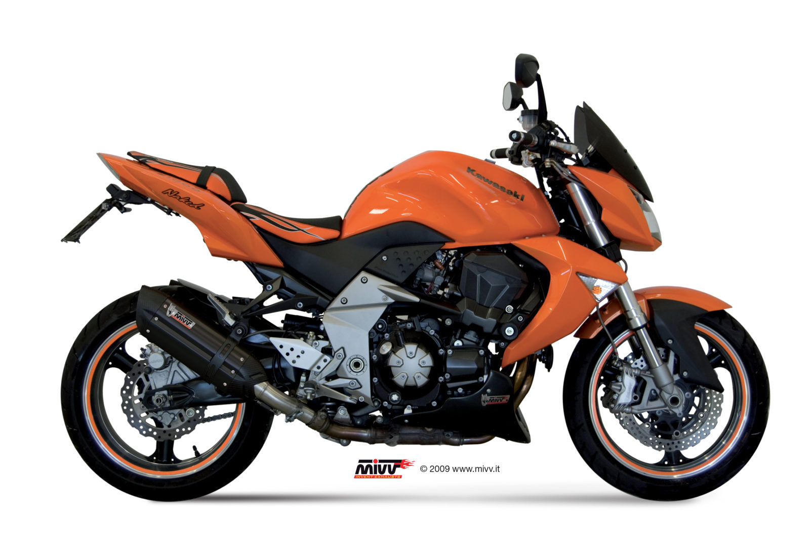 Scarico KAWASAKI Z 1000 Mivv Suono Inox Nero K.020.L9