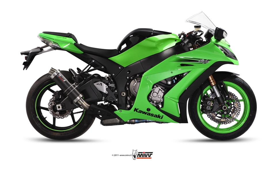 Scarico KAWASAKI ZX-10 R / RR / SE Mivv Gp Carbonio K.026.L2S