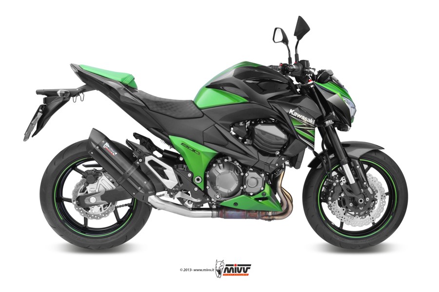 Scarico KAWASAKI Z 800 Mivv Suono Inox Nero K.032.L9