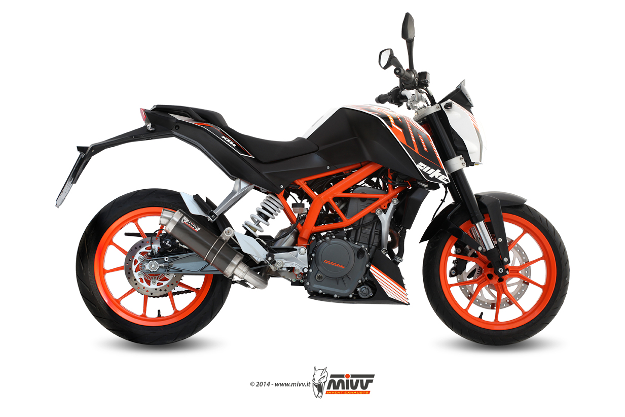 KTM 390 DUKE Exhaust Mivv Gp Carbon KT.012.L2S