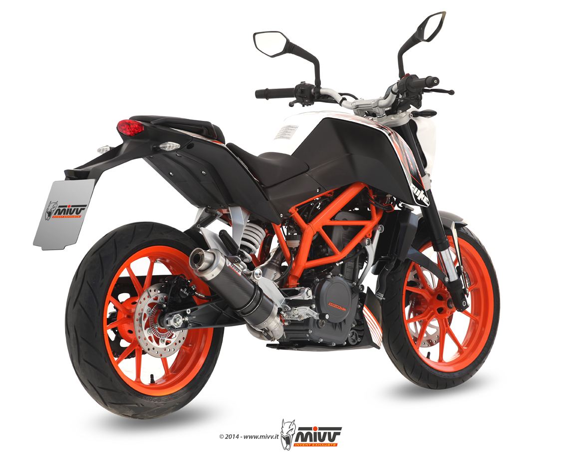 KTM 390 DUKE Exhaust Mivv Gp Carbon KT.012.L2S