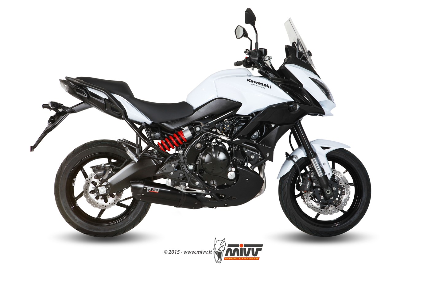 Scarico KAWASAKI VERSYS 650 Mivv Suono فولاذ أسود مقاوم للصدأ K.041.L9