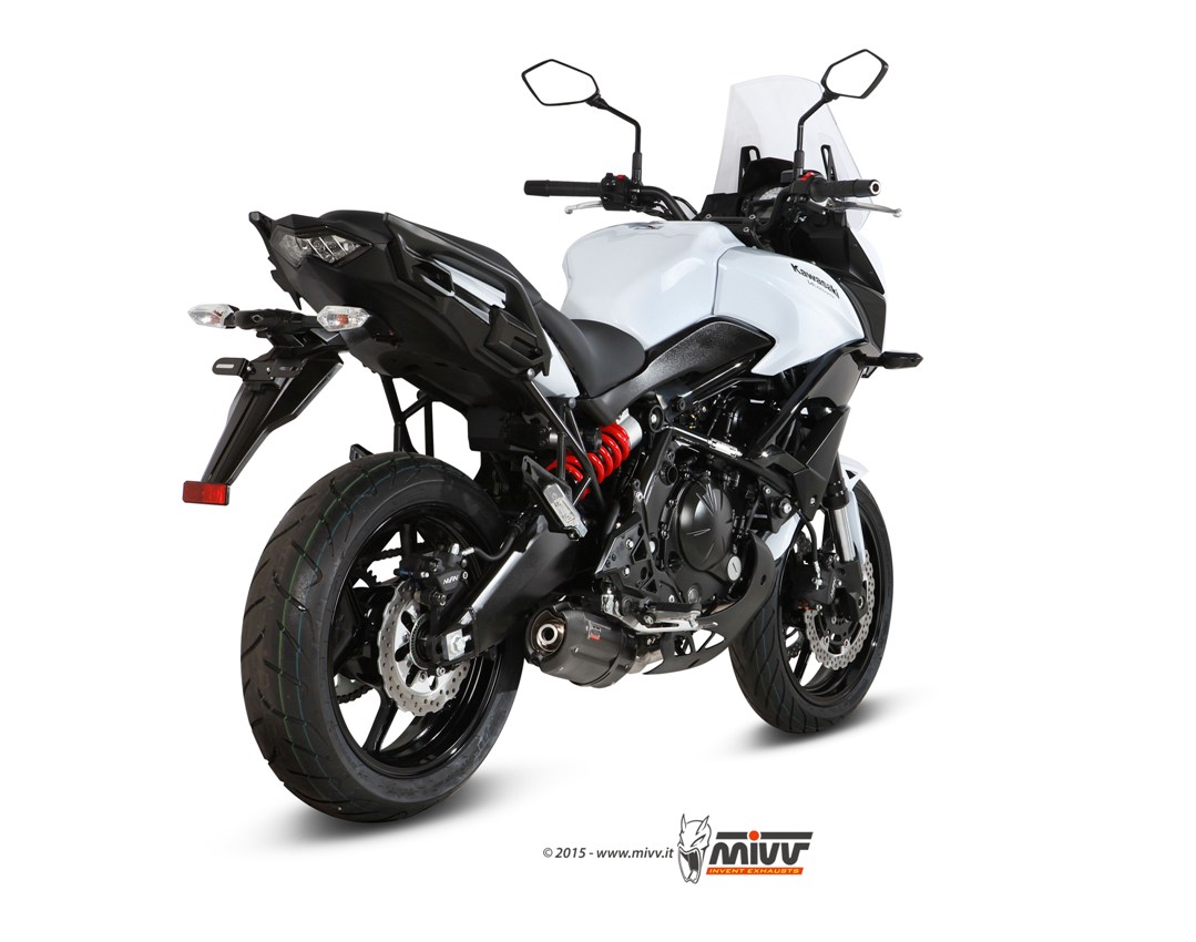 Scarico KAWASAKI VERSYS 650 Mivv Suono فولاذ أسود مقاوم للصدأ K.041.L9