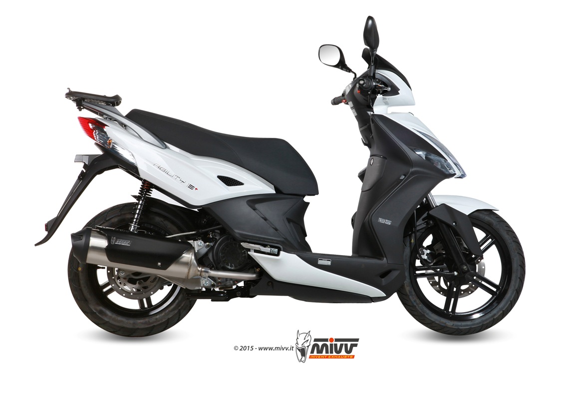 Pot d&rsquo;&eacute;chappement KYMCO AGILITY 125 R16 Mivv Urban Inox C.KY.0015.K