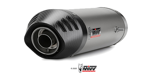 Mivv OVAL TITANIO CON COPPA CARBONIO per 