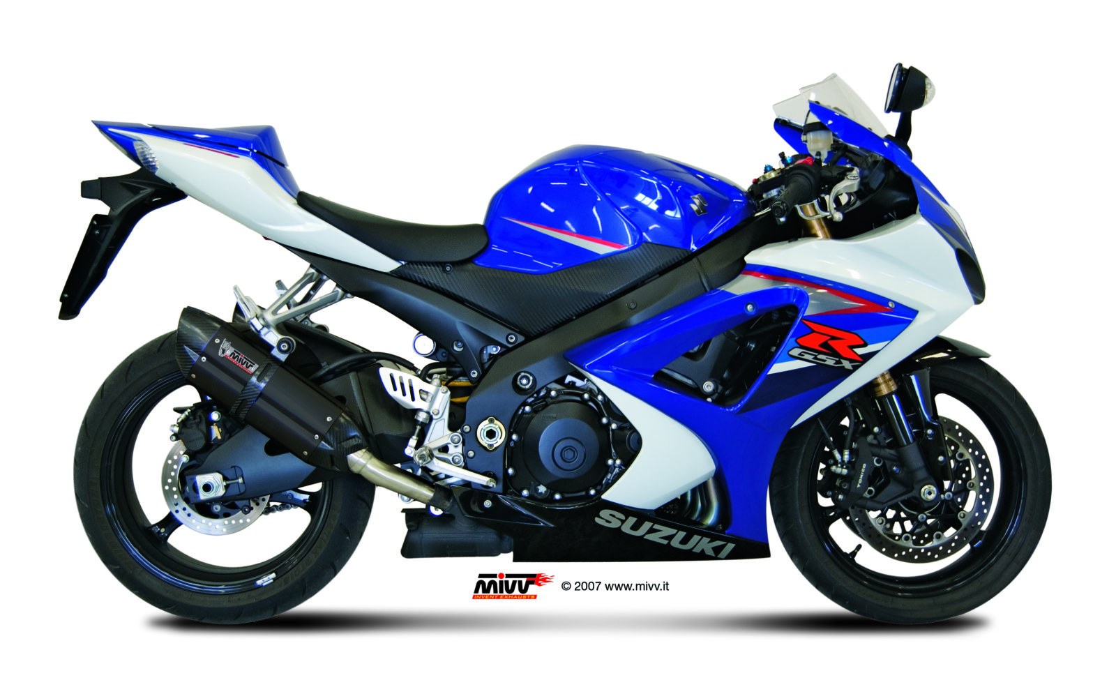 Pot d&rsquo;&eacute;chappement SUZUKI GSX-R 1000 Mivv Suono Inox noir S.028.L9