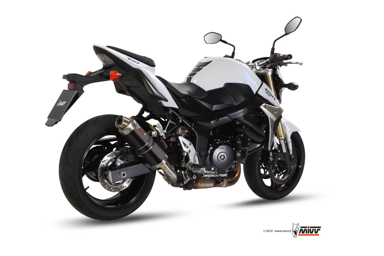 Scarico SUZUKI GSR 750 Mivv Gp 不锈钢黑色 S.037.LXB