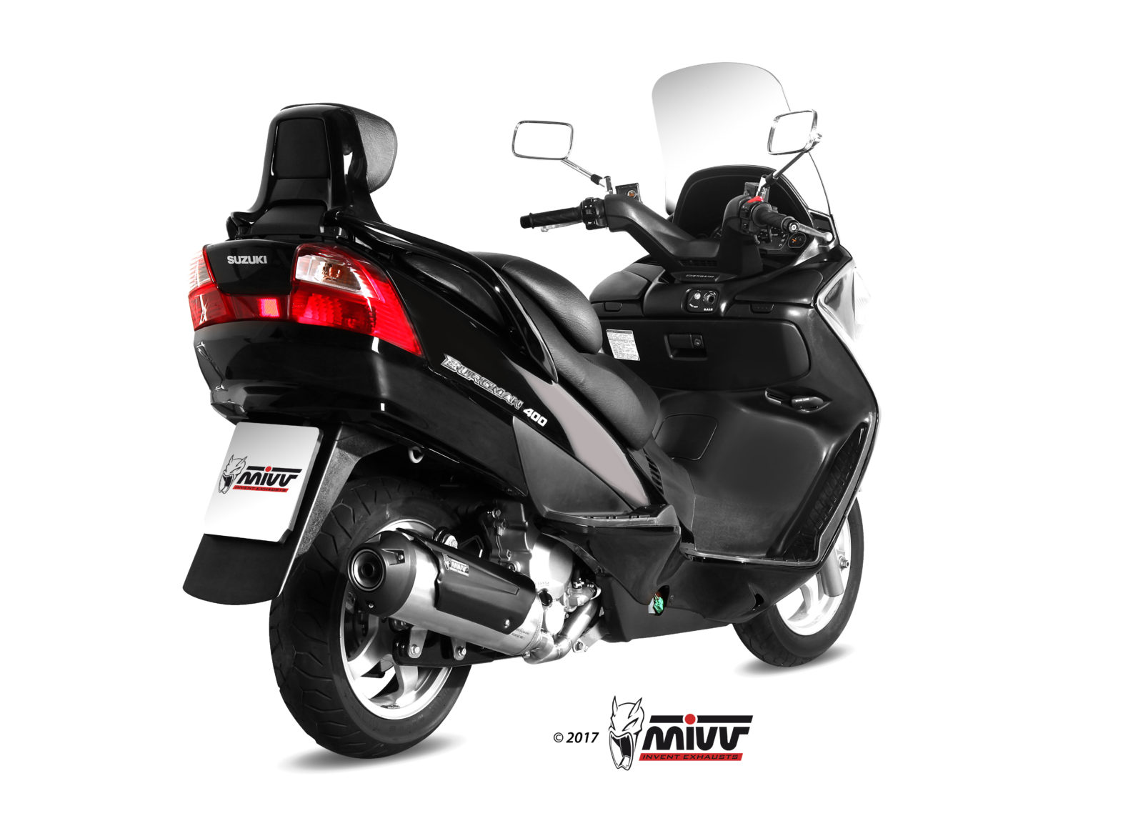 Scarico SUZUKI BURGMAN 250 Mivv Urban Inox C.SU.0009.K
