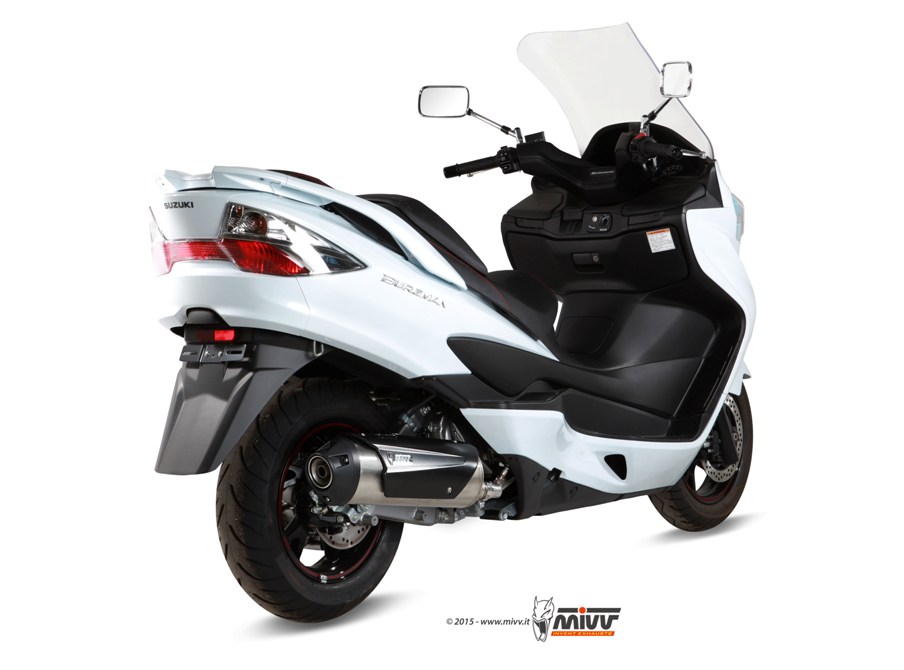 Pot d&rsquo;&eacute;chappement SUZUKI BURGMAN 400 Mivv Urban Inox C.SU.0007.B