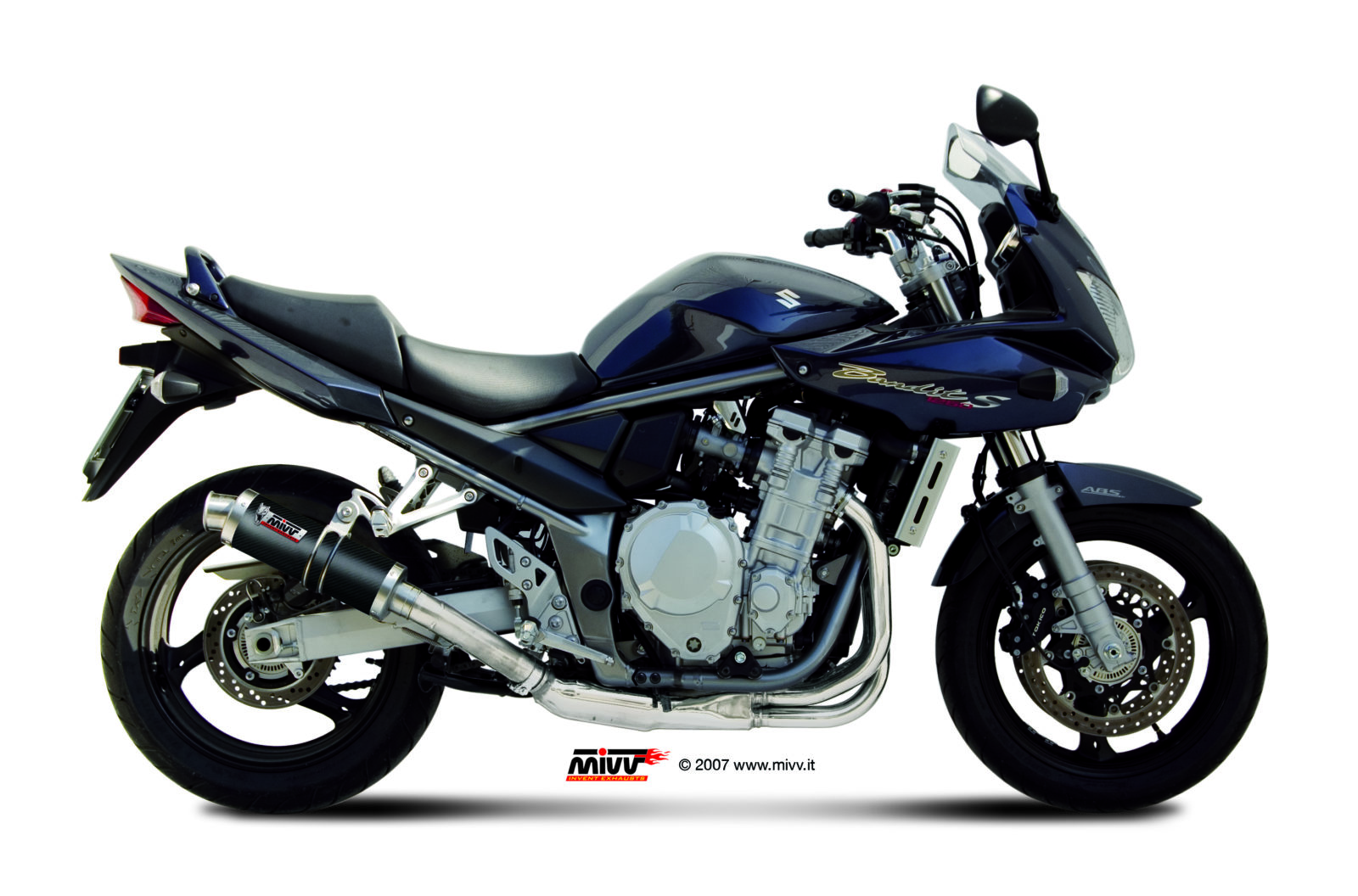 Scarico SUZUKI GSF 1250 BANDIT Mivv Gp 碳纤维版 S.029.L2S
