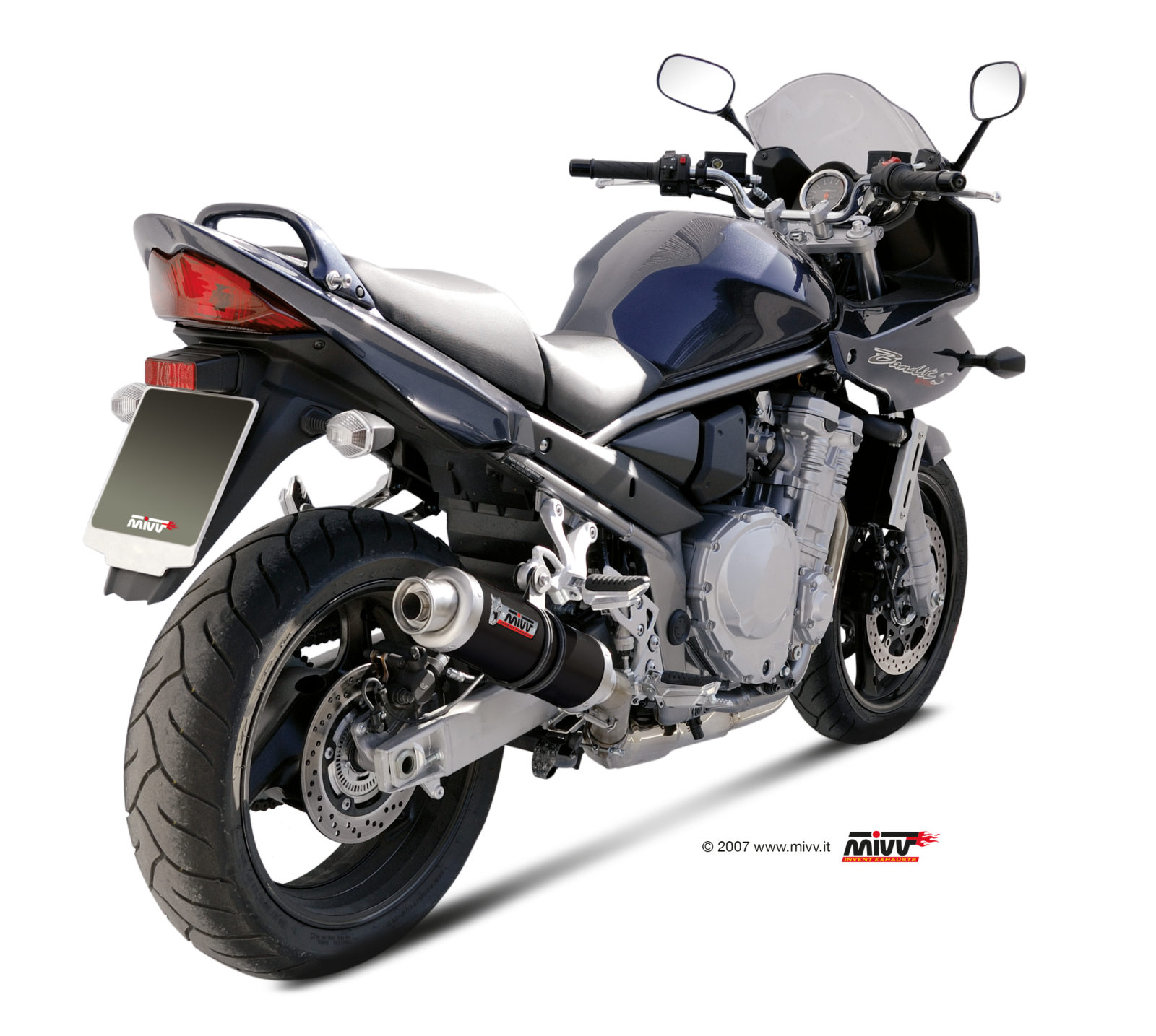 Scarico SUZUKI GSF 1250 BANDIT Mivv Gp 不锈钢黑色 S.029.LXB
