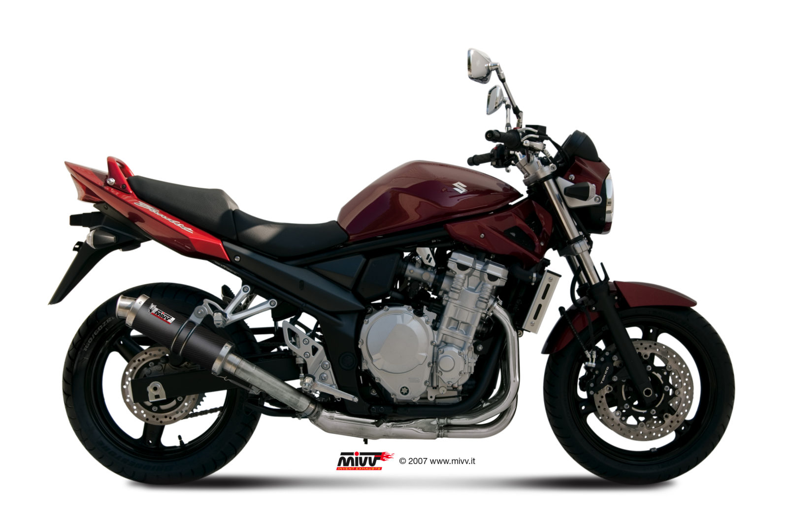 Scarico SUZUKI GSF 650 BANDIT Mivv Gp Carbonio S.030.L2S