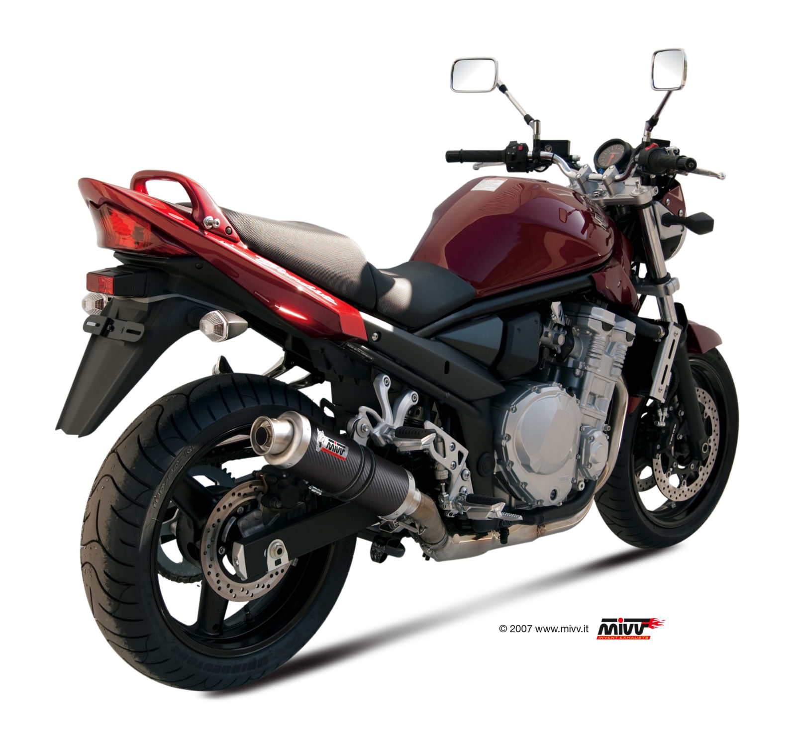 Scarico SUZUKI GSF 650 BANDIT Mivv Gp Carbonio S.030.L2S