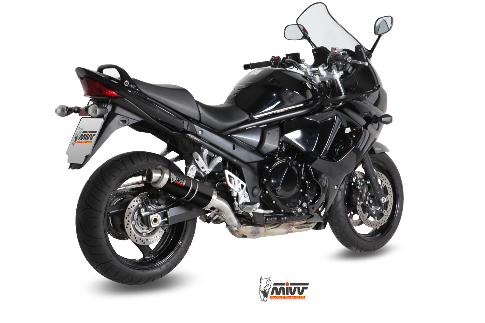 Pot d&rsquo;&eacute;chappement SUZUKI GSX 1250 FA Mivv Gp Inox noir S.029.LXB