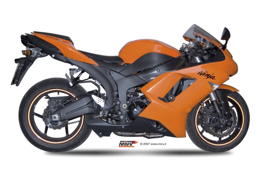 Scarico KAWASAKI ZX-6 R Mivv Suono Inox UK.019.L7