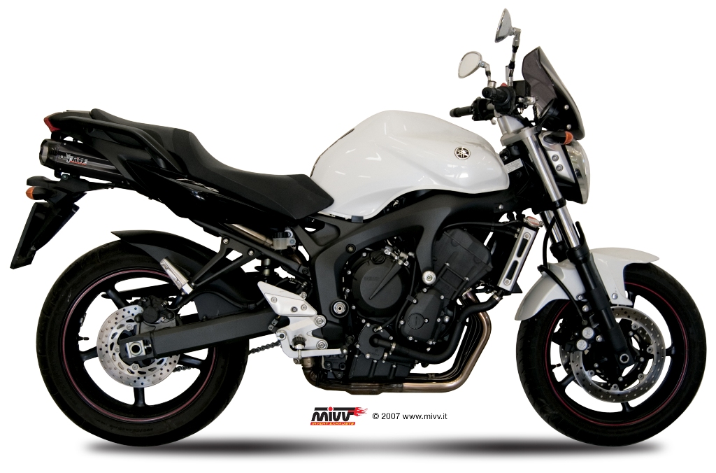 Escape YAMAHA FZ6 / FZ6 FAZER Mivv Suono Inox negro UY.015.L9