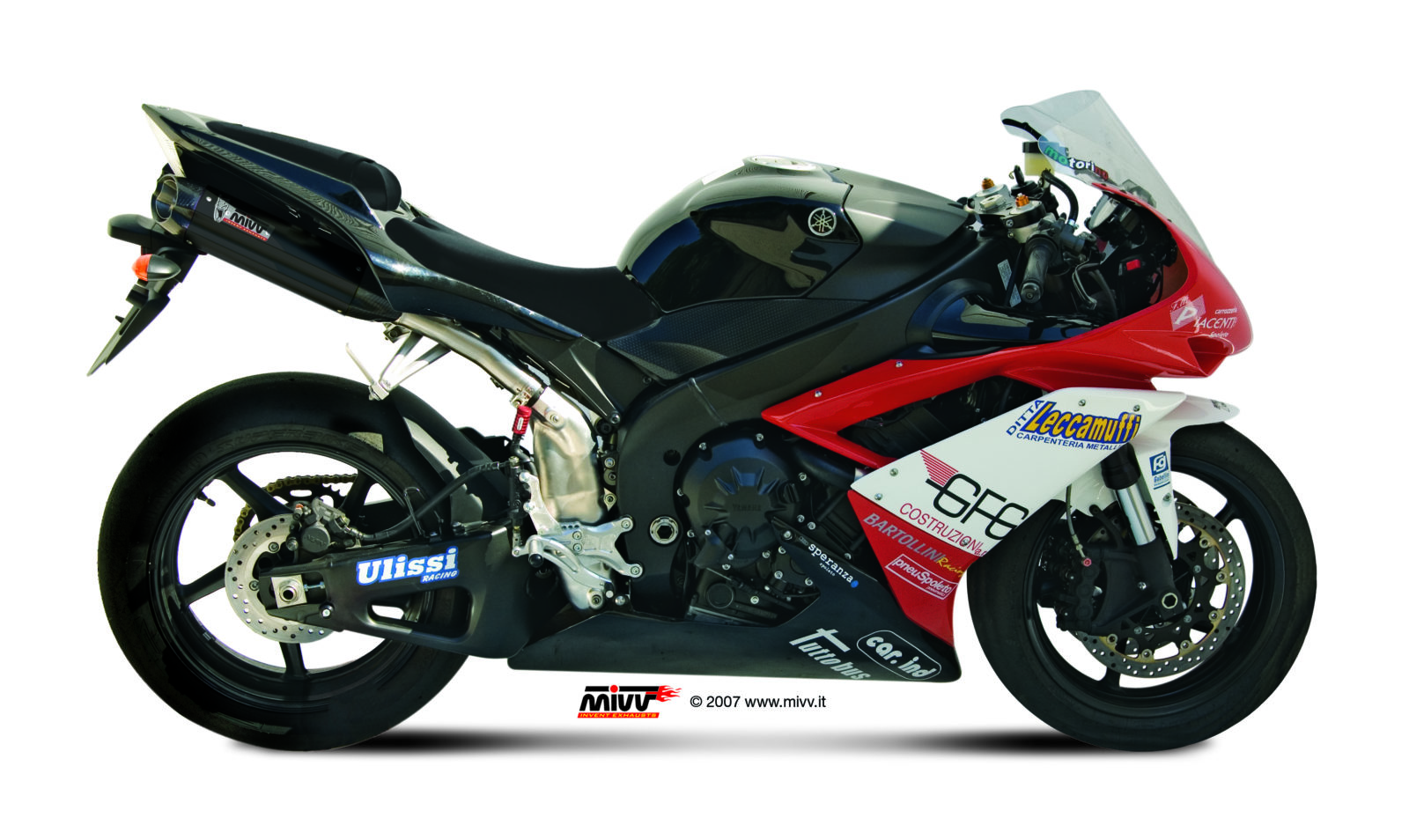 Pot d&rsquo;&eacute;chappement YAMAHA YZF 1000 R1 Mivv Suono Inox noir UY.027.L9