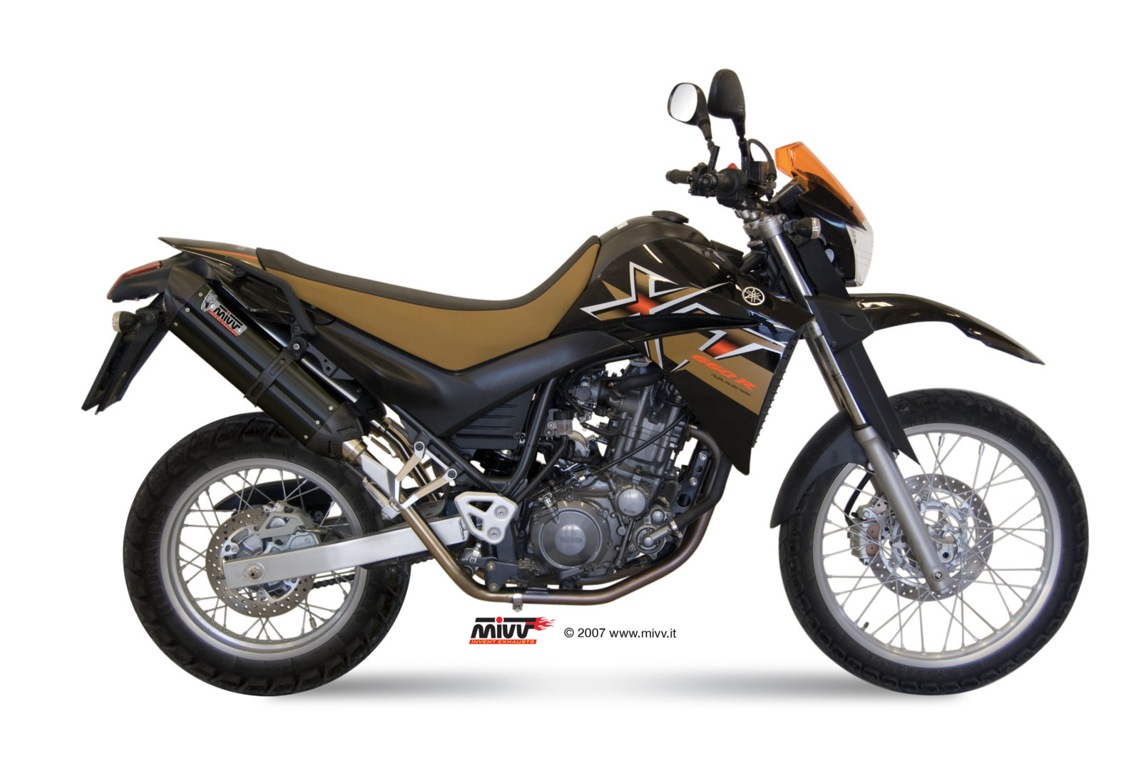 Scarico YAMAHA XT 660 X/R Mivv Suono 不锈钢黑色 Y.017.L9