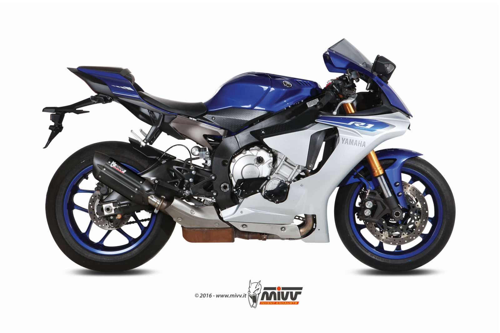 Scarico YAMAHA YZF 1000 R1 Mivv Suono 不锈钢黑色 Y.050.L9