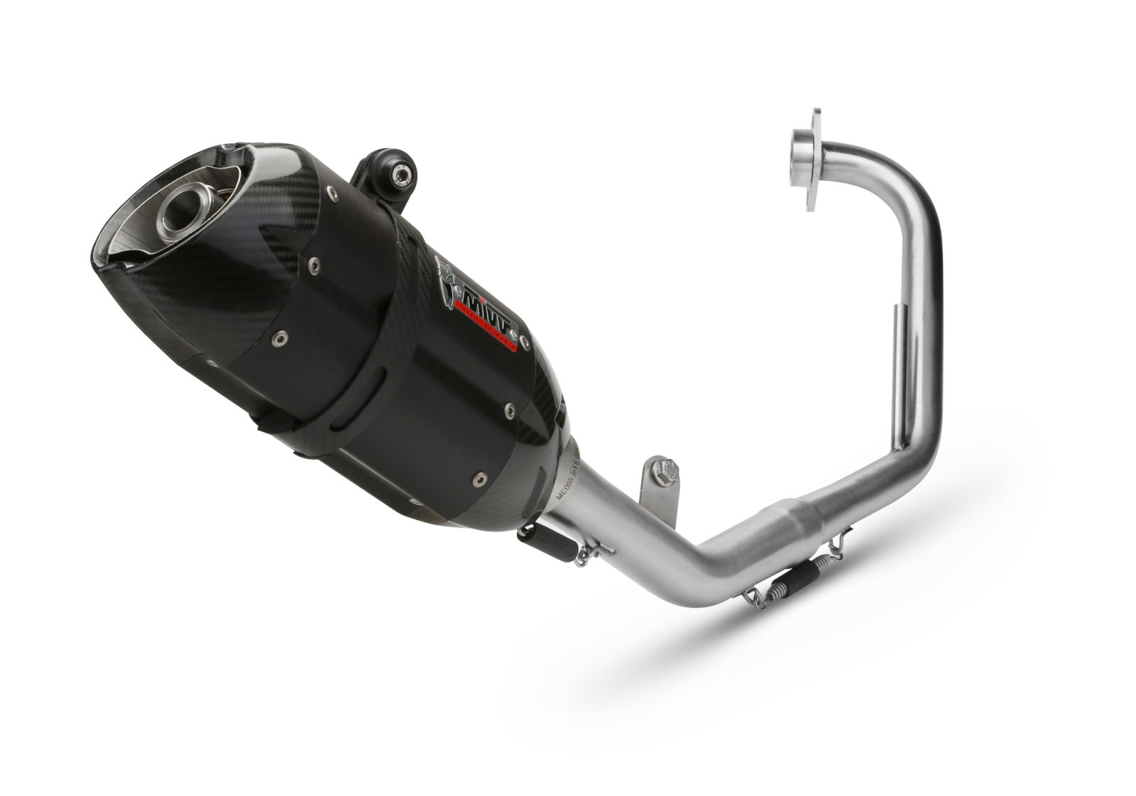 Pot d&rsquo;&eacute;chappement YAMAHA YZF R125 Mivv Suono Inox noir Y.030.L9