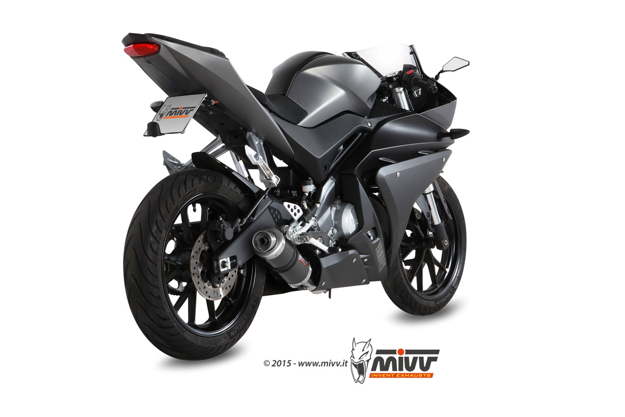 Scarico YAMAHA YZF R125 Mivv Gp Carbonio Y.047.L2S
