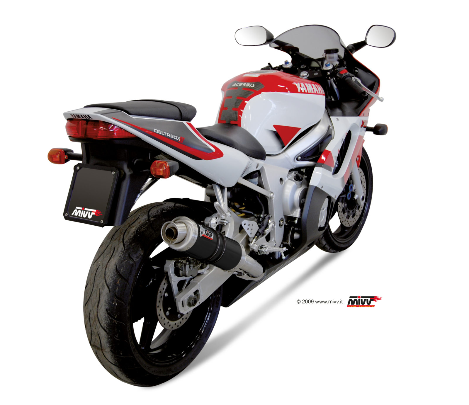 Scarico YAMAHA YZF 600 R6 Mivv Gp 不锈钢黑色 Y.003.LXB