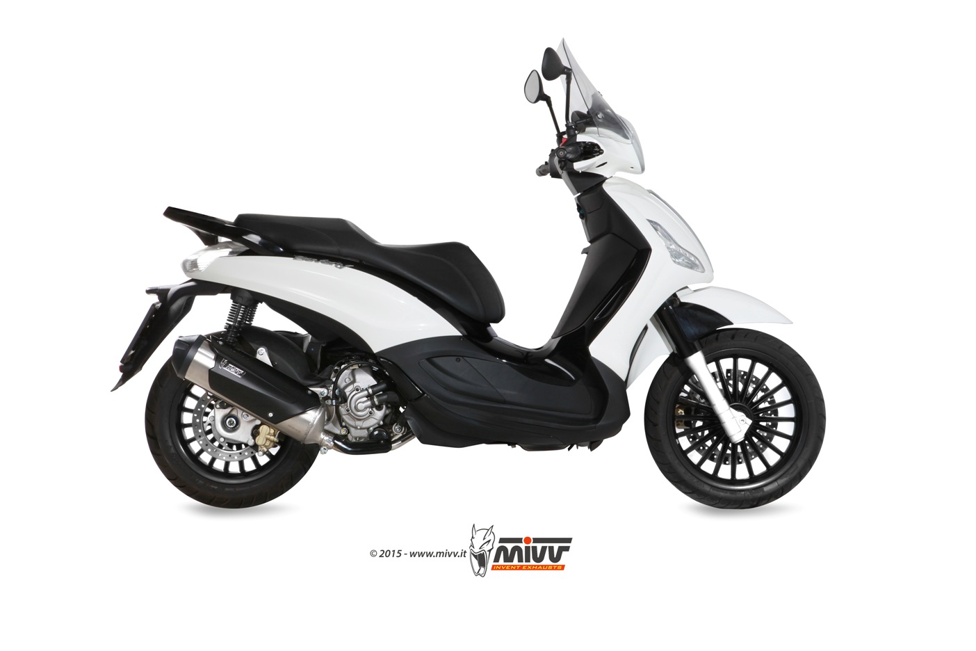 Scarico Mivv Urban per scooter Piaggio Beverly 125