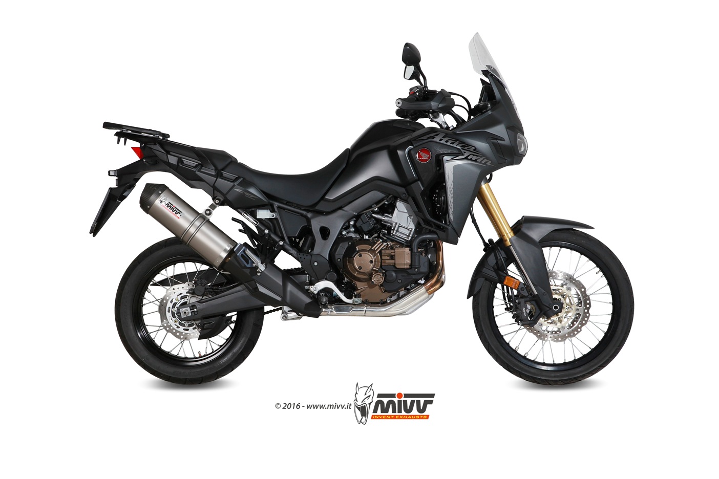 Scarico Mivv Oval per Honda CRF1000L AFRICA TWIN 2016