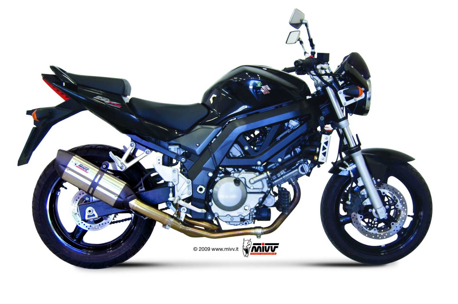 Pot d&rsquo;&eacute;chappement SUZUKI SV 650 Mivv Suono Inox S.015.L7