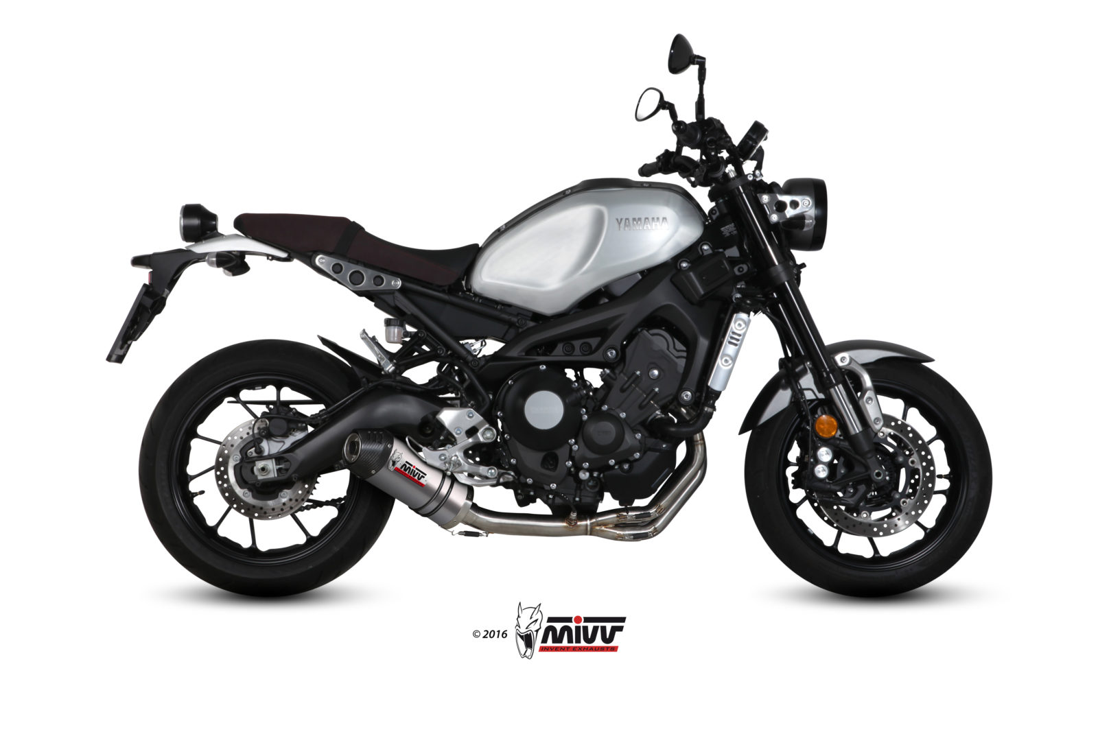 Scarico YAMAHA XSR 900 Mivv Oval Titanio con Coppa Carbonio Y.054.L4C